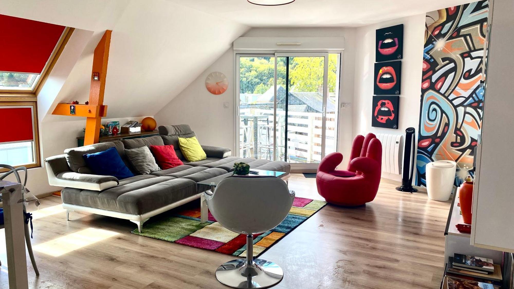 Apartamento La Seine En Couleurs Duclair Exterior foto